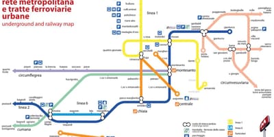 Mapa napulju željezničke