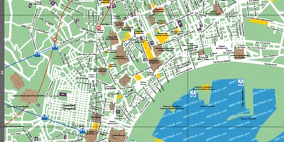 Napoli turističke mapu
