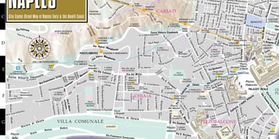 Ulična mapa napulja italiji
