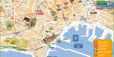 Turističke kartu u napoli